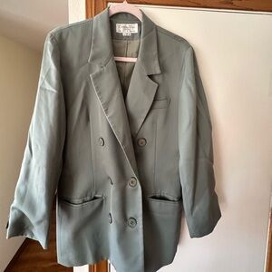 Christian Dior Women's Sage Green Blazer